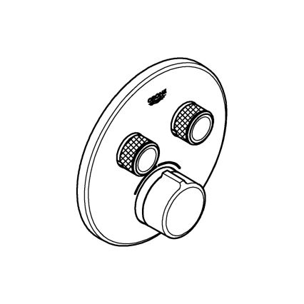 GROHE 29145000 - Embellecedor para grifería empotrada SMARTCONTROL cromo brillante