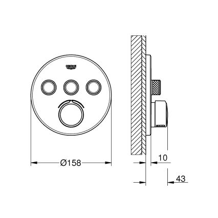 GROHE 29146000 - Grifo SMARTCONTROL acabado cromado brillante