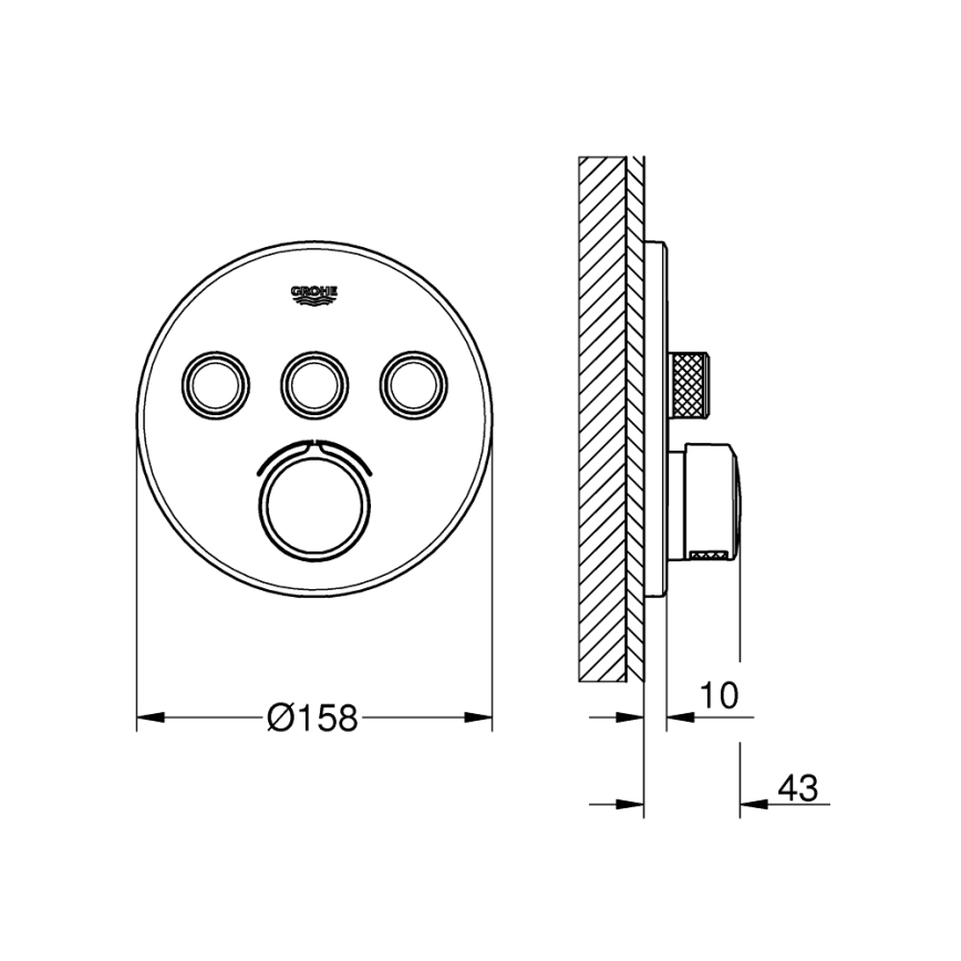GROHE 29146000 - Grifo SMARTCONTROL acabado cromado brillante
