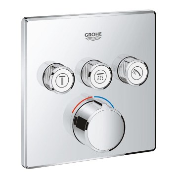 GROHE 29149000 - Embellecedor para grifería empotrada SMARTCONTROL 158 × 158 mm cromado