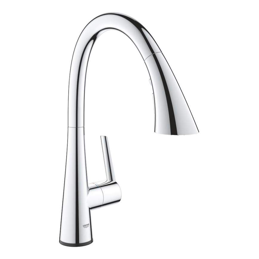 GROHE 30219002 - Grifo electrónico para fregadero ZEDRA TOUCH, cromo brillante