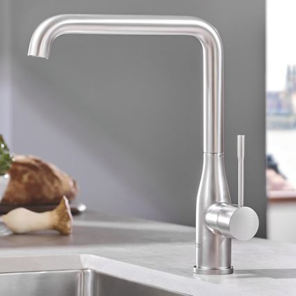 GROHE 30269DC0 - Grifo de fregadero ESSENCE 300 mm, acero inoxidable
