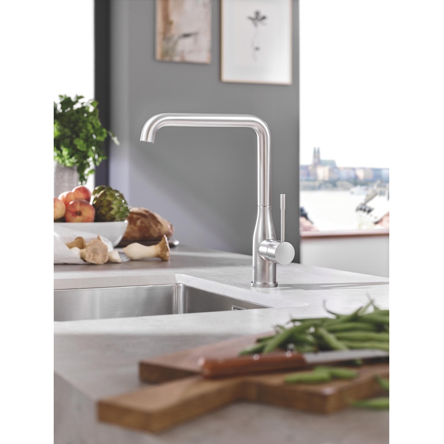 GROHE 30269DC0 - Grifo de fregadero ESSENCE 300 mm, acero inoxidable