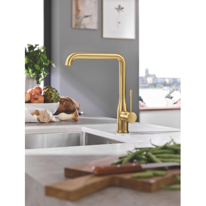 GROHE 30269GN0 - Grifo para fregadero ESSENCE en acabado dorado