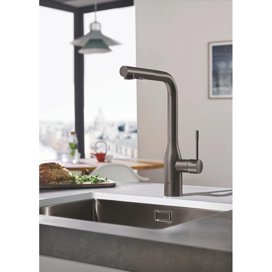 GROHE 30270AL0 - Grifo de fregadero ESSENCE en grafito
