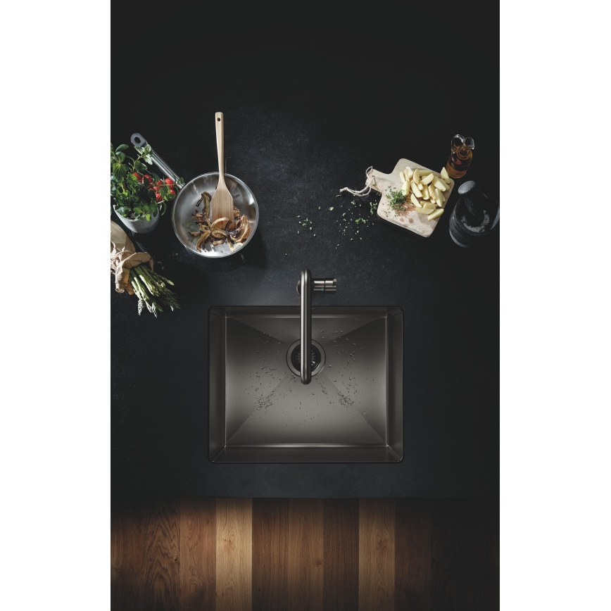 GROHE 30270AL0 - Grifo para fregadero ESSENCE en grafito