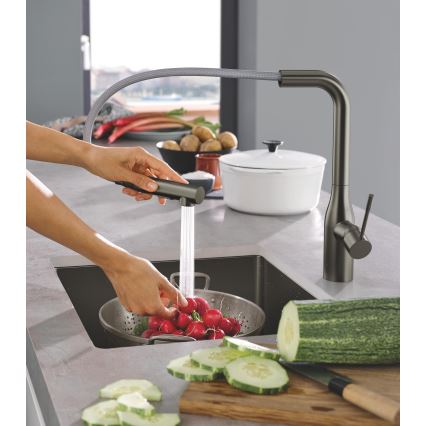 GROHE 30270AL0 - Grifo para fregadero ESSENCE en grafito