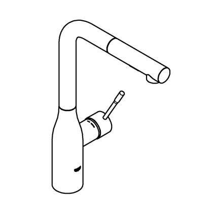 GROHE 30270GN0 - Grifo ESSENCE para fregadero, acabado dorado