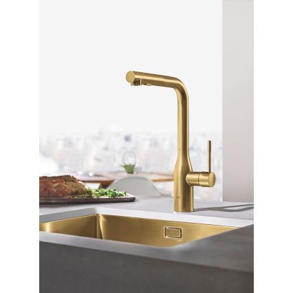 GROHE 30270GN0 - Grifo ESSENCE para fregadero, acabado dorado