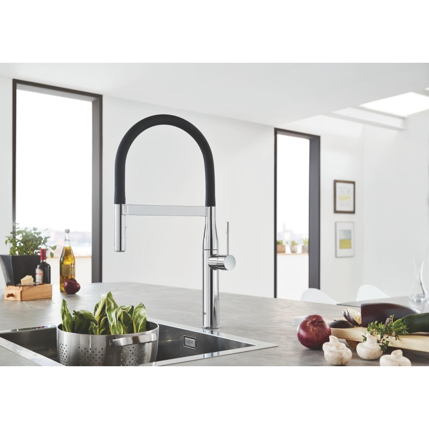 GROHE 30294000 - Grifo monomando para fregadero ESSENCE 530 mm, cromo brillante