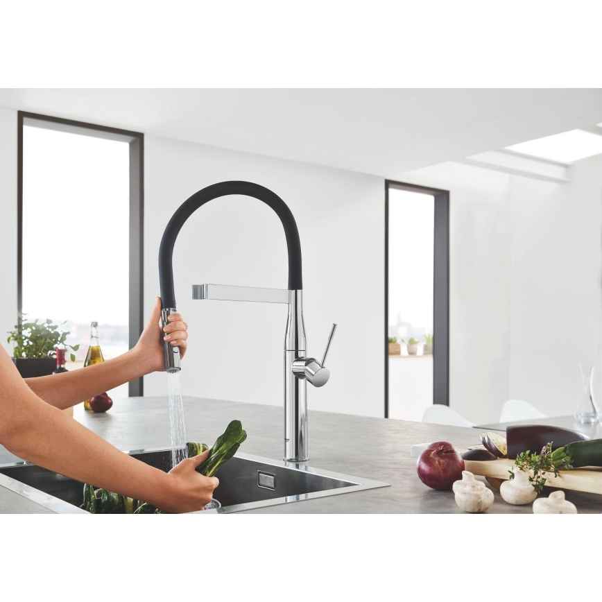GROHE 30294000 - Grifo monomando para fregadero ESSENCE 530 mm, cromo brillante