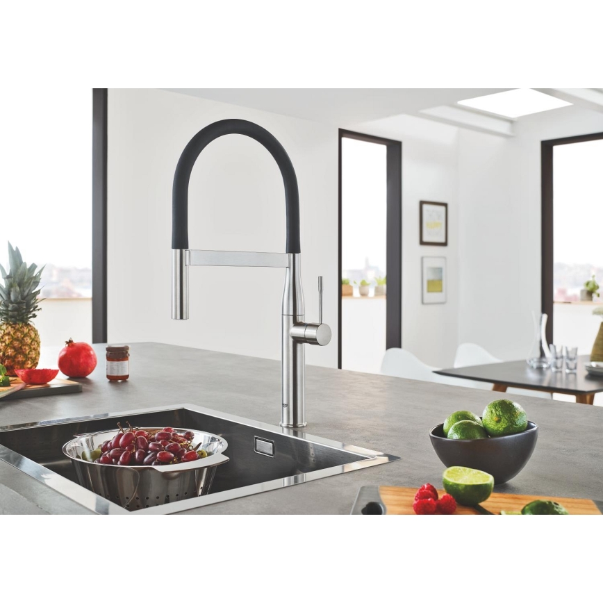 GROHE 30294DC0 - Grifo para fregadero ESSENCE en acero inoxidable