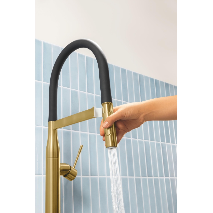 GROHE 30294GN0 - Grifo de fregadero ESSENCE dorado