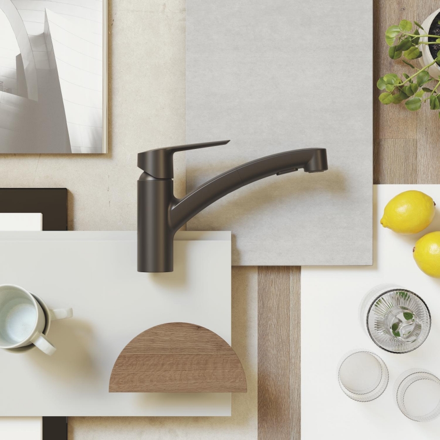 GROHE 303072431 - Grifo de fregadero START 185 × 227 mm negro