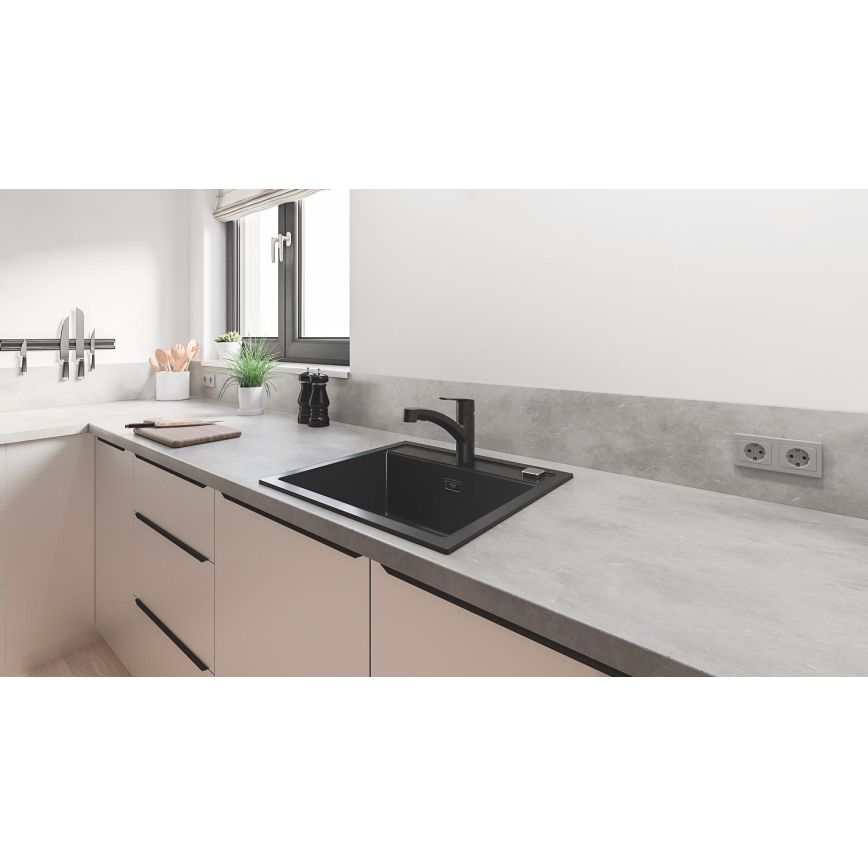 GROHE 303072431 - Grifo de fregadero START 185 × 227 mm negro