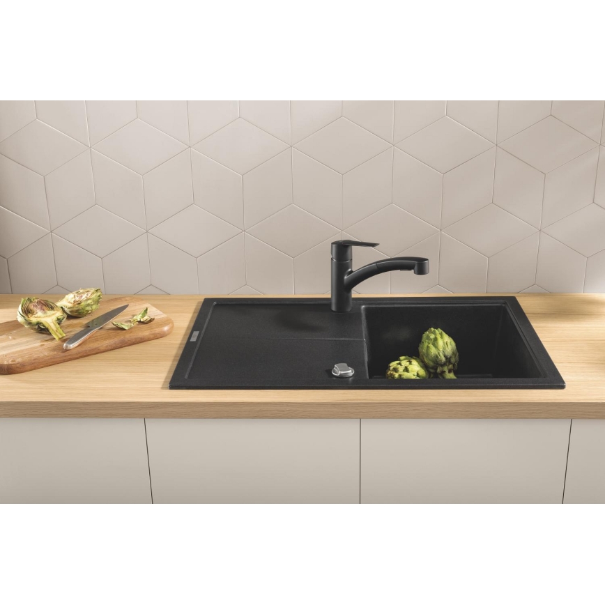 GROHE 303072431 - Grifo de fregadero START 185 × 227 mm negro