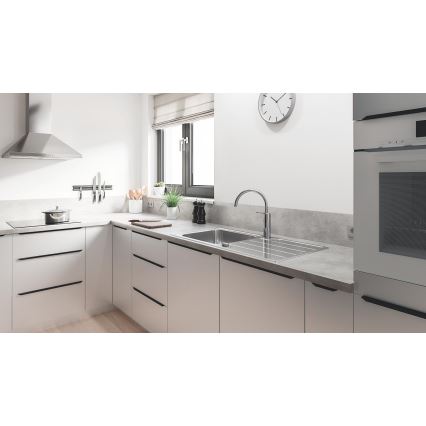 GROHE 30469000 - Grifo de fregadero START con caño alto, acabado en cromo brillante