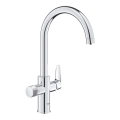 GROHE 30592000 - Grifo de fregadero BLUE PURE StartCurve, 411 mm, acabado en cromo brillante