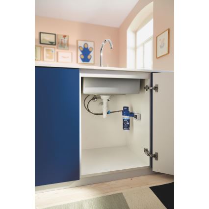 GROHE 30592000 - Grifo de fregadero BLUE PURE StartCurve, 411 mm, acabado en cromo brillante