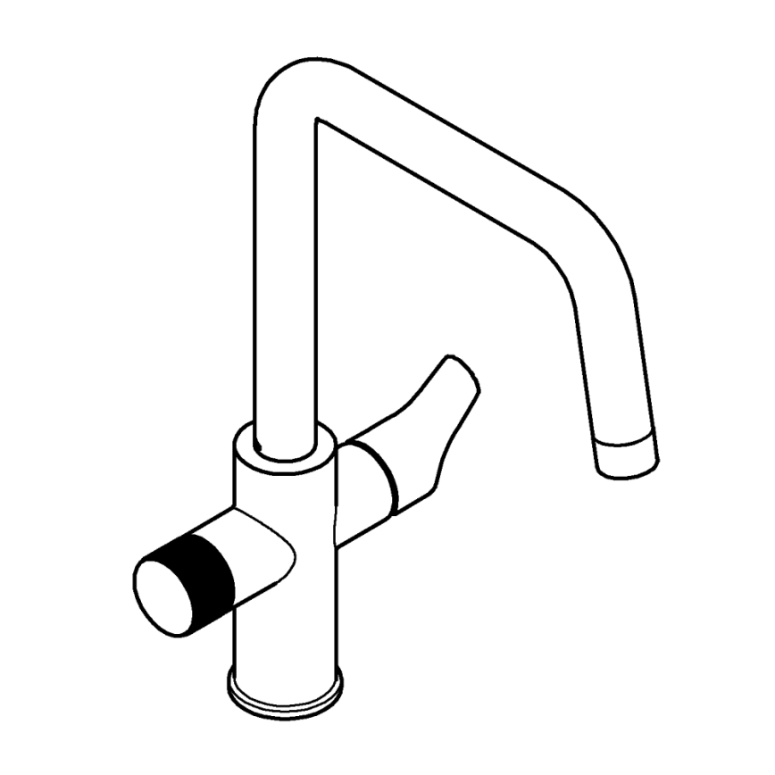 GROHE 30595000 - Grifo para fregadero BLUE PURE Start 366 mm cromo brillante