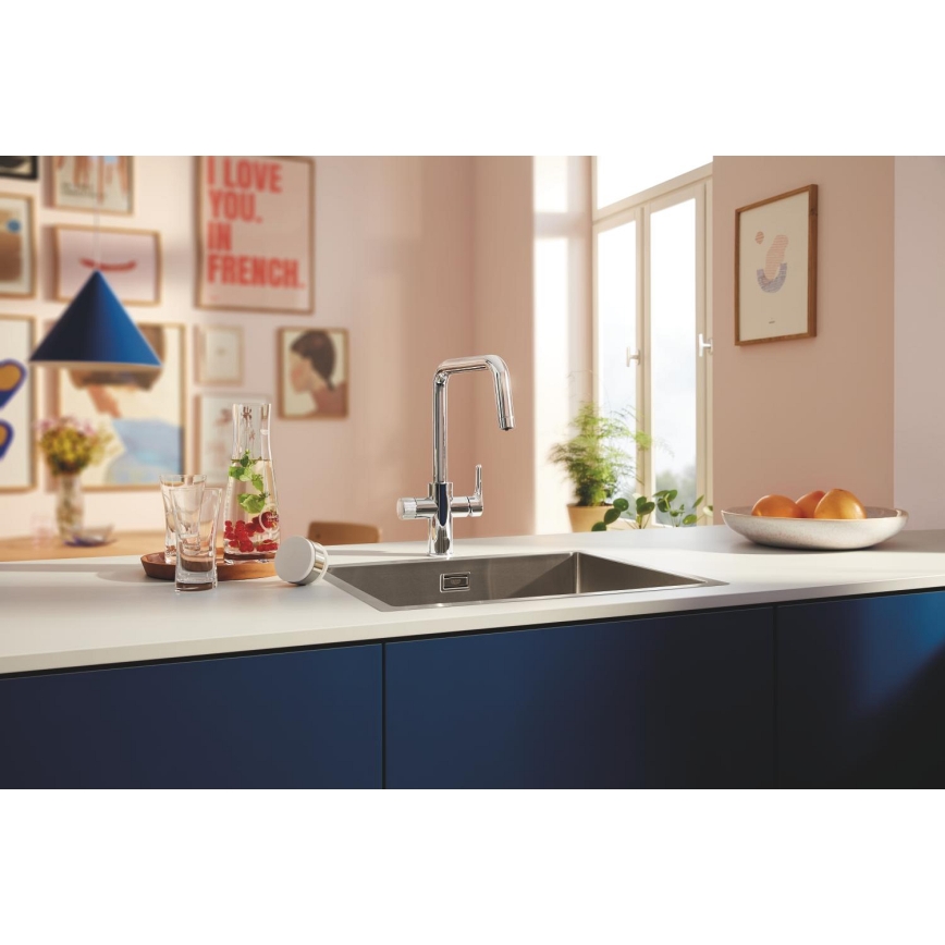 GROHE 30595000 - Grifo para fregadero BLUE PURE Start 366 mm cromo brillante