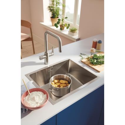 GROHE 30595DC0 - Grifo de fregadero BLUE PURE, acero inoxidable