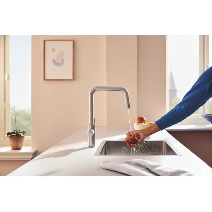 GROHE 30595DC0 - Grifo de fregadero BLUE PURE, acero inoxidable