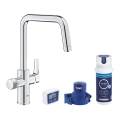 GROHE 30596000 - Grifo de fregadero BLUE PURE con función de filtrado, cromo pulido