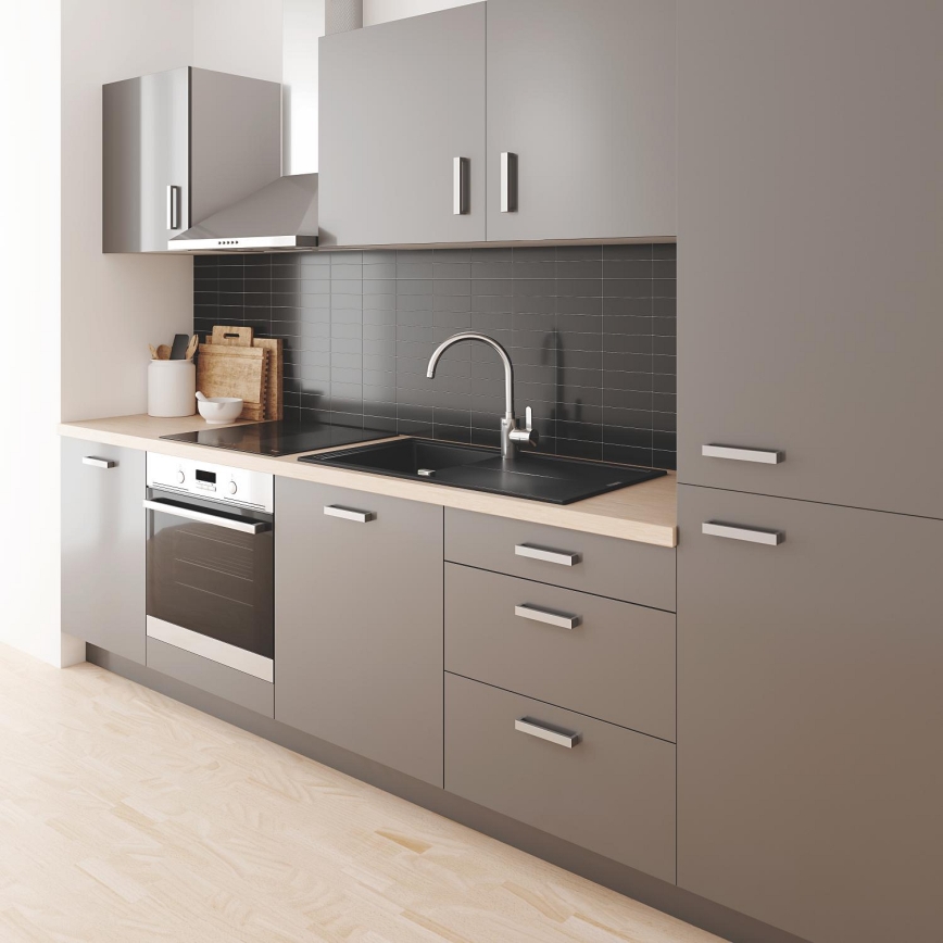 GROHE 31180000 - Grifo de cocina EUROSMART COSMOPOLITAN, acabado cromo brillante