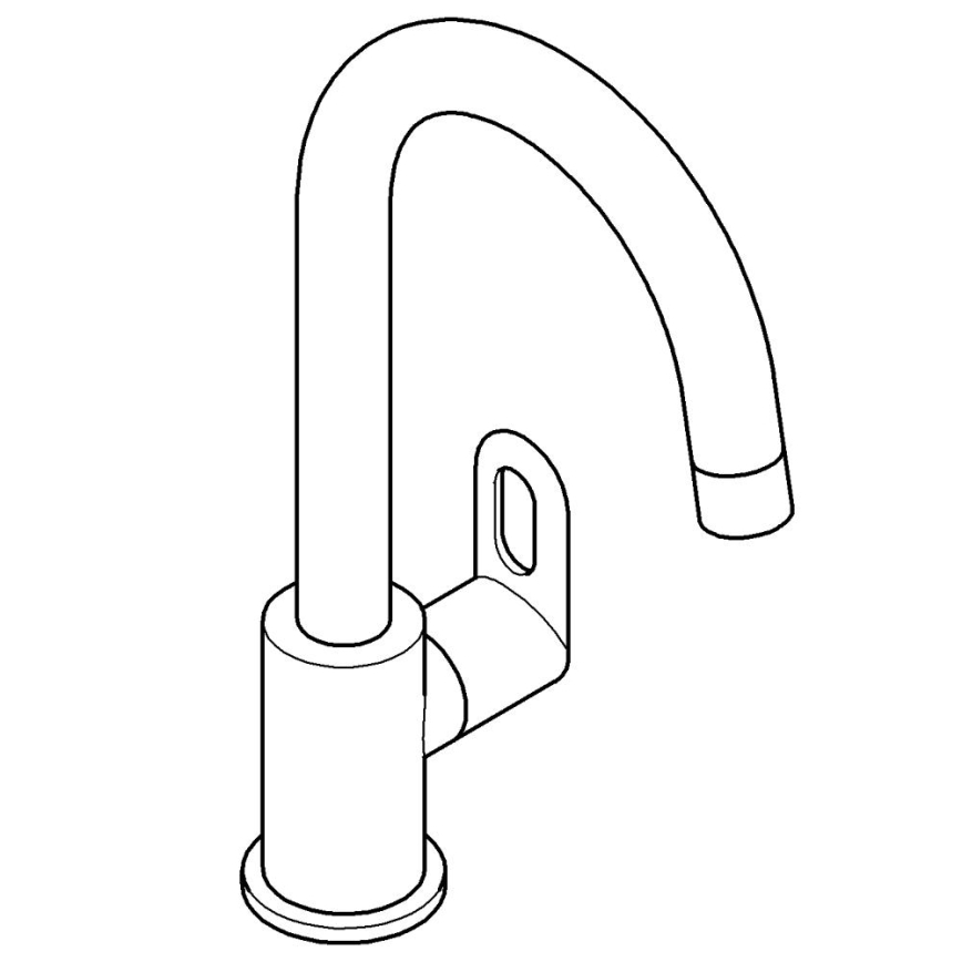 GROHE 31222000 - Grifo para fregadero BAULOOP, cromo brillante