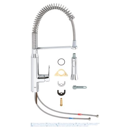 GROHE 31379000 - Grifo de fregadero K7 G12” cromo brillante