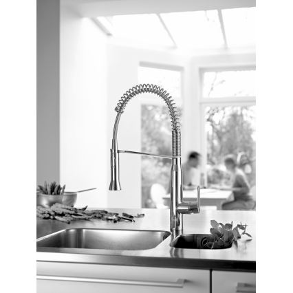 GROHE 31379000 - Grifo de fregadero K7 G12” cromo brillante