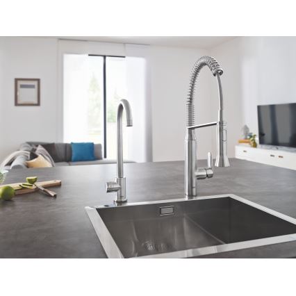 GROHE 31379DC0 - Grifo de cocina K7 en acero inoxidable