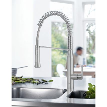 GROHE 31379DC0 - Grifo de cocina K7 en acero inoxidable