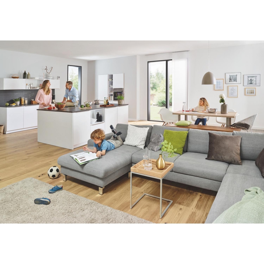 GROHE 31454001 - Grifo para fregadero BLUE HOME, pico en L, cromo brillante