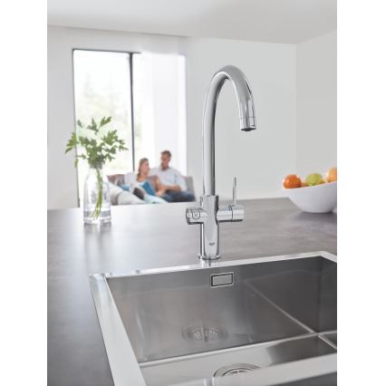 GROHE 31455001 - Grifo para fregadero BLUE HOME cromo brillante