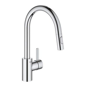 GROHE 31481001 - Grifo monomando para fregadero EUROSMART COSMOPOLITAN, acabado cromo brillante