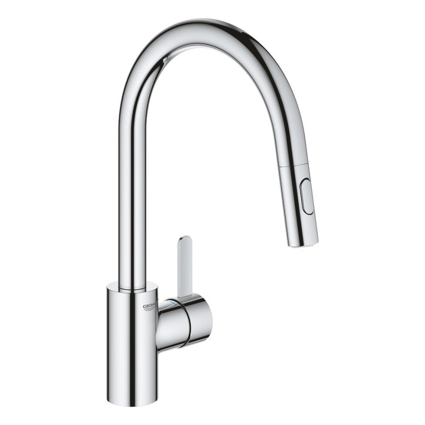 GROHE 31481001 - Grifo monomando para fregadero EUROSMART COSMOPOLITAN, acabado cromo brillante