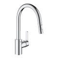 GROHE 31484001 - Grifo para fregadero GET, cromo brillante