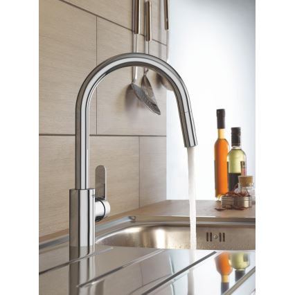 GROHE 31484001 - Grifo para fregadero GET, cromo brillante