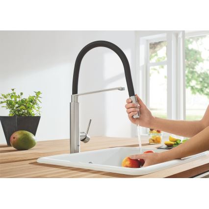 GROHE 31491DC0 - Grifo para fregadero CONCETTO DN 15 acero inoxidable