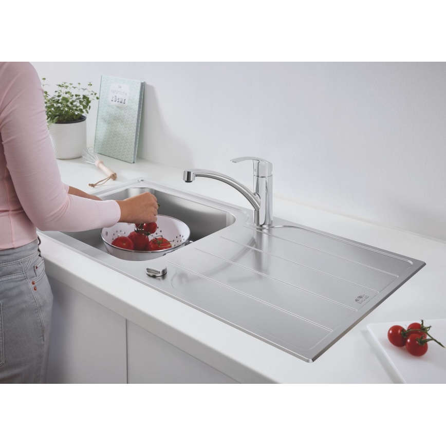 GROHE 31563SD1 - Fregadero K500 1000 × 500 mm de acero inoxidable