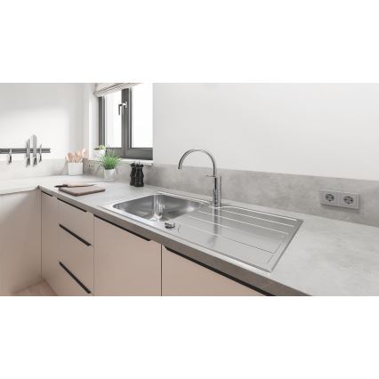 GROHE 31563SD1 - Fregadero K500 1000 × 500 mm de acero inoxidable