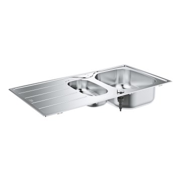 GROHE 31564SD1 - Fregadero K200 965 × 500 mm acero inoxidable