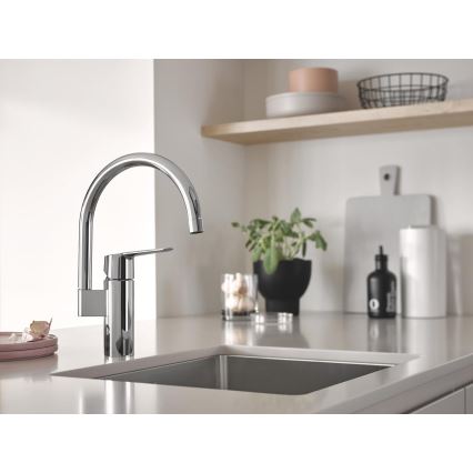 GROHE 31574SD1 - Fregadero de cocina K700U 550 x 450 mm, acero inoxidable