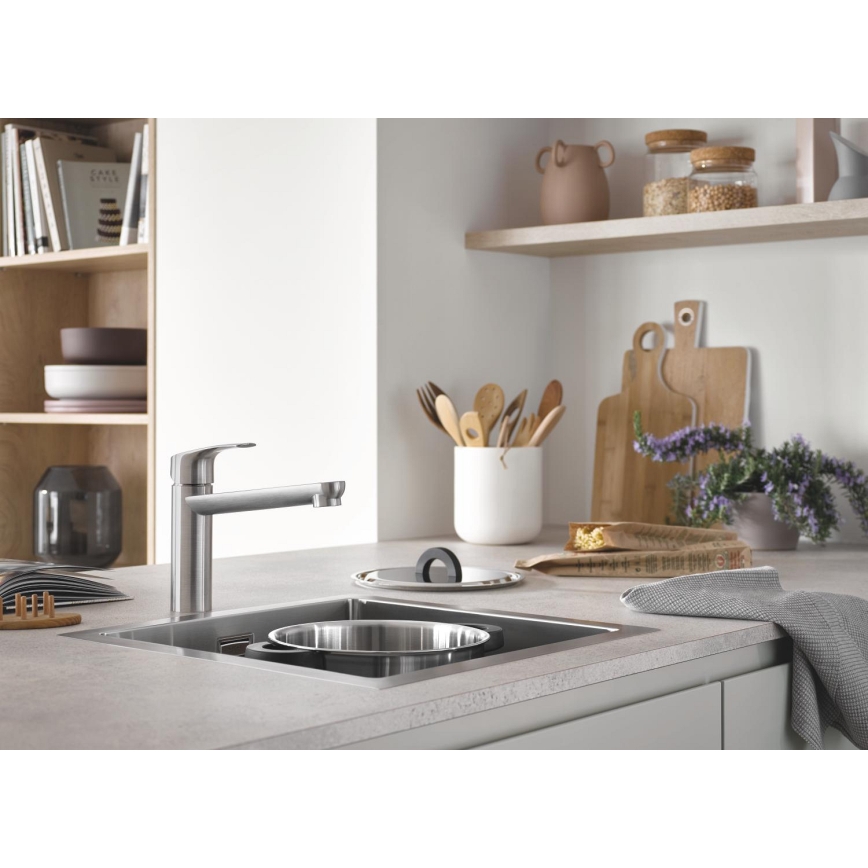 GROHE 31578SD1 - Fregadero K700 464 x 464 x 200 en acero inoxidable