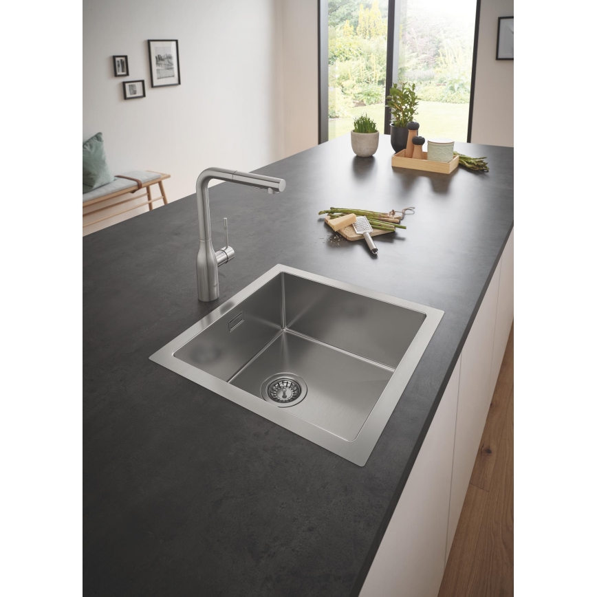 GROHE 31578SD1 - Fregadero K700 464 x 464 x 200 en acero inoxidable