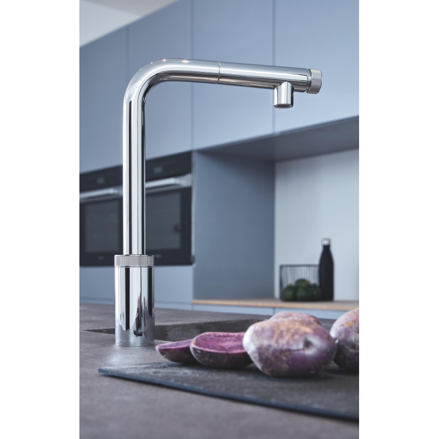 GROHE 31613000 - Grifo de fregadero A SmartControl 314 mm cromo pulido
