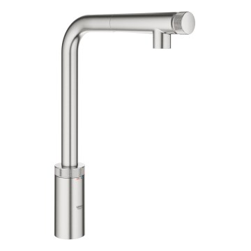 GROHE 31613DC0 - Grifo para fregadero A SmartControl, acero inoxidable