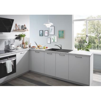 GROHE 31640AP0 - Fregadero de material compuesto K400 860 × 500 mm negro